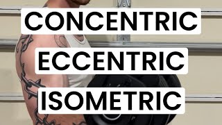 Concentric vs Eccentric vs Isometric [upl. by Virginia570]