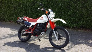 Honda XL600R 1985 One Kick Bike SoundTestdrive  Cold and Warm Start [upl. by Stroup231]