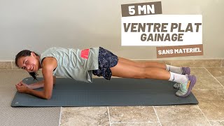 5 MIN GAINAGE INTENSE  pour ventre plat [upl. by Ahsiuqet869]