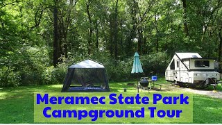 Meramec State Park Campground  Park Travel Review [upl. by Isayg]