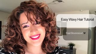 Easy Curly Girl Method Tutorial for Naturally Wavy Hair  Bouncecurl  Irene’s Beauty Times [upl. by Nason]