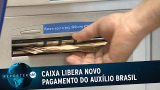 Caixa libera pagamento do Auxílio Brasil a beneficiários com NIS final 4  Repórter SBT 220922 [upl. by Annaitat521]