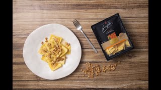 🍝 Ravioli de Calabaza Exquisito Encuentro con Gorgonzola y Nueces [upl. by Alaj837]