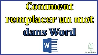 Comment remplacer un mot dans un texte document word [upl. by Alimaj]