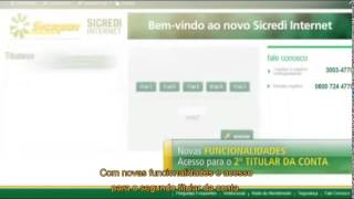 Internet Banking Sicredi Internet [upl. by Malloch]