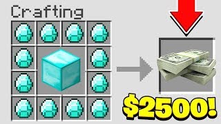 HOW TO MAKE 2500 PLAYING MINECRAFT [upl. by Yema585]