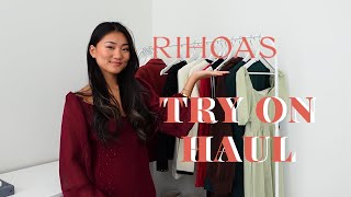 Rihoas Fall Dress and Sweaters Try On Haul 2023  rihoas inrihoas [upl. by Ansev]