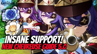 NEW Updated Chevreuse Guide 50  ALL Teams Build Best Weapons Artifacts Teams  Genshin Impact [upl. by Namrac]