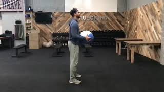 Medicine Ball Overhead Stomp to Floor [upl. by Berkow]