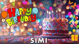 Happy Birthday Simi Birthday Wishes Birthday Song hbd [upl. by Eeryt738]