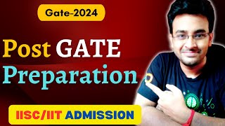 PostGATE Preparations  MTech Admission in IIScIITs  Gate2024 [upl. by Serle]