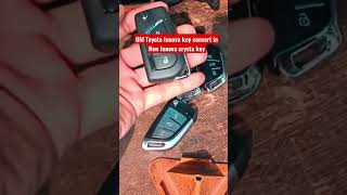 Old Toyota Innova key convert in New Innova crysta key [upl. by Griffin576]