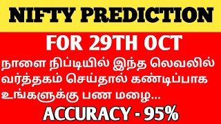 NIFTY PREDICTION FOR TOMORROW 291024  niftyprediction  nifty  TAMIL STOCK ANALYSER [upl. by Suoilenroc]