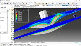 Simulation low velocity impact on the CFRPAL FoamCFRP panel in Abaqus [upl. by Aihseket]