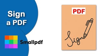 How to Sign a PDF with Smallpdf Online Free [upl. by Kluge]