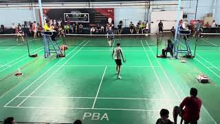 Jia Hong vs Yap Chung ChenSingle U18 [upl. by Pompea]