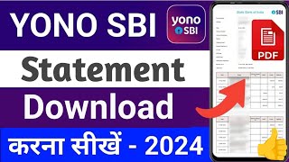 Yono sbi se statement kaise nikale  yono sbi bank statement download [upl. by Dag]