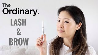 The Ordinary MultiPeptide Lash and Brow Serum Review  First Impressions [upl. by Airreis]