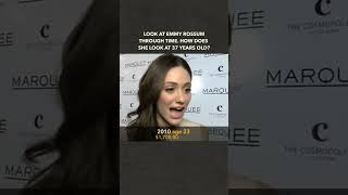 Look at Emmy Rossum through time celebrities transition EmmyRossum age actor [upl. by Judson]