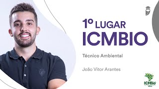 ICMBio Saiba como o João Victor conquistou o 1º lugar para Técnico [upl. by Pope]