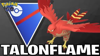 50 with Talonflame to Reach RANK 10 in Great League for Pokemon GO Battle League [upl. by Chilcote]