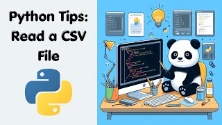 Python Read in a CSV File [upl. by Linnie]