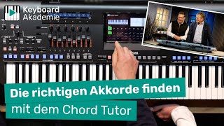 So findest Du die richtigen Akkorde mit dem Chord Tutor  Genos 12 amp PSRSX [upl. by Ami209]