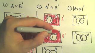 Venn Diagrams Shading Regions for Two Sets [upl. by Attolrac]