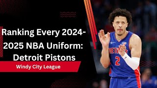 Ranking Every 20242025 NBA Uniform Detroit Pistons [upl. by Ainitsirhc]