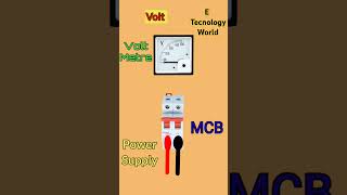 voltmeter connection viralshort [upl. by Eirallam962]