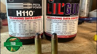 44 Magnum H110 vs Lil Gun Velocity Testing  4” and 75” Barrels [upl. by Eaver666]