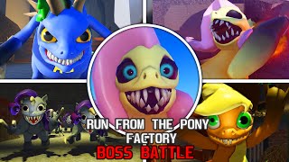 4K RUN FROM THE PONY FACTORY  Full Game amp Boss Battle amp New Ending [upl. by Danyette634]