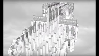 Amiens Cathedral Construction Sequence [upl. by Maretz550]