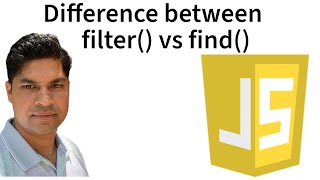 Difference between filter vs find method in JavaScript  filter vs find method in hindi [upl. by Atinrehs]