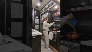 Living in an RV cooking dinner 😋 rvlife rv rvliving asmr shorts momlife [upl. by Karb]