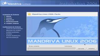 Como Instalar o Mandriva 2006  Formatação Linux [upl. by Saffian]