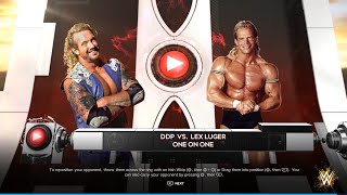 WWE 2K24Wwe Full match DDP VS LEX LUGER ONE ON ONE subscribe youtube viralvideo WWE 2024 [upl. by Laroy]