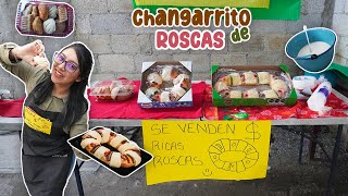 CHANGARRO de ROSCAS👑🍩 HAGO un PUESTO de ROSCAS para dia de reyes [upl. by Zizaludba777]