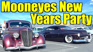 Mooneyes New Years Party 3 Car Show 2024  Irwindale Speedway [upl. by Leanor]