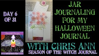 Jar journaling with hidden journaling for my SEASON OF THE WITCH journal [upl. by Ttelracs]