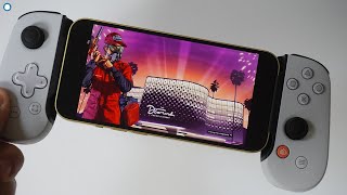 Playing GTA 5 With Backbone One  On Yellow Iphone 14 [upl. by Yelbmik28]