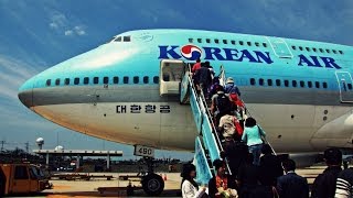 Korean Air B747 Flight KE1218 Jeju to Seoul Gimpo [upl. by Coriss873]