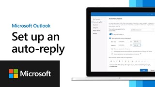 Set up an autoreply in the new Outlook [upl. by Lellih]