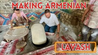 Making Armenian Lavash [upl. by Ayotak782]