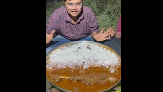 8KG Bakra Eating Challenge With Prabhu 😱😋Kanda Loverfood​ kandalovers​ [upl. by Eikcor]