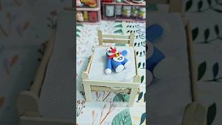 Icecream stick se bed bnae doraemon youtubeshort kidseasycraft [upl. by Leuams]