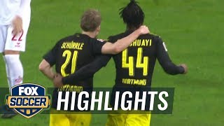 Michy Batshuayi scores opening goal in Dortmund debut vs Koln  201718 Bundesliga Highlights [upl. by Orlanta]