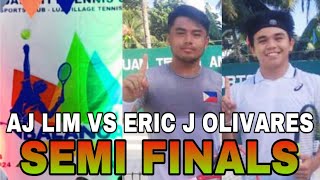 BALANGHAI 2024 LAWN TENNIS CHAMPIONSHIPS  AJ LIM VS ERIC JED OLIVAREZ  SEMI FINALS  BUTUAN CITY [upl. by Nahguav272]