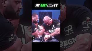 Is it my best edit  Devon Larratt edit armwrestling shorts edit [upl. by Ahsinawt]