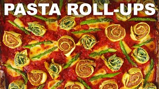 Pasta rotolo — herb amp cheese hot sausage flavors [upl. by Assenna590]